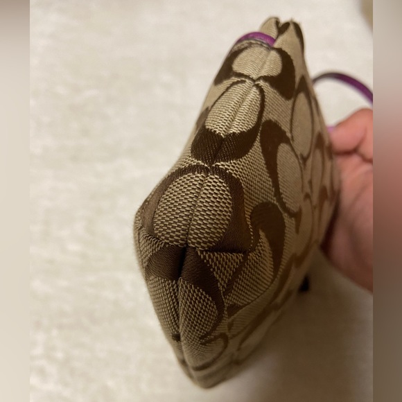 Coach Colour Block Signature Canvas Wristlet  NWOT - Picture 5 of 7